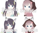 女性キャラアイコン作ります キュートなイメージが得意な胸上アイコンです！ イメージ4