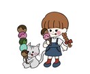 ゆるっと可愛いイラスト描きます ころんと可愛い、見るだけでほっこりするイラスト イメージ3
