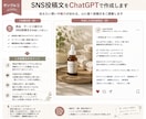 SNS投稿文をChatGPTで作成します 「何を書けばいい？」を解決。読みやすい投稿文を作成します イメージ2
