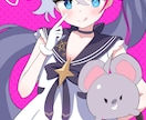 ポップで可愛いキャラクターイラストを描きます SNS映えするアニメ塗りのキャッチーなイラストが欲しい方に イメージ2
