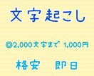 紙・PDF・手書きの文章、文字起こしします 文章をデータ化したい方へ！格安！即日対応もご相談ください！ イメージ1