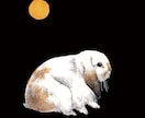 レトロで繊細なタッチでペット画制作いたします ペット様の性格やお好きなものなど伺ってからの完全受注制作です イメージ1
