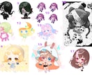 かわいいミニキャラ描きます アイコンやサムネイルなどにいかがでしょうか！ イメージ7