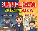 Ｅ判定から逆転合格！通関士が試験対策を助言します ▶Ｅ判定→実質４ヶ月合格！その視点で疑問に答えます イメージ1