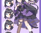 歌ってみた、立ち絵、グッズ用にかわいく描きます Vtuber、配信者、活動者の方におすすめ イメージ4