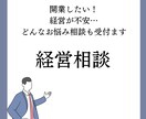 経営や仕事に関するご不安や悩み、ご相談にのります 20年以上の会社設立サポート経験でお助けします イメージ1