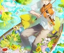 商用可】儚い瞳と温度感溢れる1枚絵描きます 心揺さぶる『儚さ』を形に、温度を感じるような1枚絵製作します イメージ4