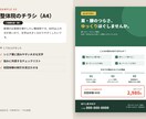 チラシ・メニュー表をキャッチコピーから作ります お店の魅力を聞き取りとって、伝わる紙面に仕上げます イメージ4