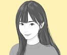リアルで落ち着きのあるモノクロの似顔絵を描きます 色を付けずにあえてシンプルに！上品で優雅な雰囲気です イメージ8