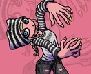 ポップでかっこかわいい似顔絵をお描きします SNSのアイコンや動画の素材等に！ イメージ9
