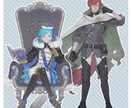 立ち絵などのイラスト制作いたします 老若男女、様々なキャラクターに対応！ イメージ3