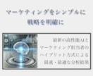 結果にコミット！あなたのマーケティング力を高めます 最新AIと専門スフタッフのハイブリットで徹底分析！作成！ イメージ2