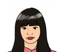 デジタル似顔絵、アイコンや名刺の似顔絵描きます シンプルな似顔絵を描きます。名刺やSNSアイコンにどうぞ! イメージ2