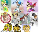 やるかわキャラ等デザインします Twitter、インスタ、LINEなどのアイコンに使用可 イメージ1