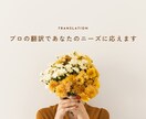 ビジネス文書の翻訳をします 日本語→英語、日本語→韓国語、即日対応可能です！ イメージ1