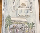 色鉛筆画　手描きの建物イラスト描きます 店舗紹介・外観/習い事教室紹介/家のイラストなど イメージ3
