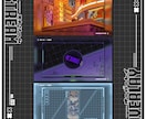 Vtuber様向けのオリジナル配信素材を制作します 待機画面、終了画面、配信画面(雑談・ゲーム)、切替映像など イメージ3