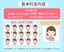 商用◎ミニキャラ表情アイコン15点セット描きます 使いやすい喜怒哀楽セットでSNSの印象アップ♪ イメージ2