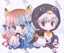 キラキラ可愛いミニキャラ描きます あなたのキャラをキラキラな可愛いミニキャラで描きます イメージ10