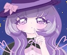 SNSアイコンなどに使えるかわいい女の子を描きます パステルカラーで甘い雰囲気の女の子♡ イメージ3