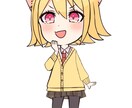 SNS用に可愛いアイコンをお描きします 最短1日でお描きします！ミニキャラは2000円！ イメージ4