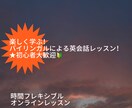 バイリンガルによるオンライン英会話レッスン致します 初心者でも大歓迎！話すことへの苦手意識克服を目指します イメージ1