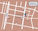 整ったデザインの地図を格安で作成します 【格安】分かりやすい・個人個人に合った地図 イメージ2