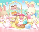 手描き風のタッチで絵本のような世界観を描きます ブログ、ヘッダー、YouTube、挿絵などに! イメージ2