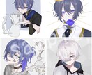 TRPGに使える！立ち絵のイラストを作成します デフォルトで表情差分付き！ご希望に合わせて作成します！ イメージ2