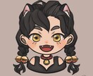 オリジナルなアイコンをすぐにお描きします 簡単なテンプレートを記入して可愛いアイコンが完成☆ イメージ7