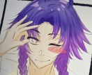 アイコン用TRPG用お受けいたします アイコン用、TRPG用、上半身のイラストご依頼 イメージ1