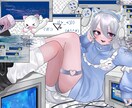ロリィタ・地雷量産系の可愛いアイコン描きます SNSで映える可愛いアイコンを制作します！！ イメージ3