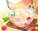 ナチュラルイラスト、デザイン制作します 水彩画タッチのほっとするイラスト・デザインを提供します。 イメージ3