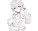 白くて淡くてふわふわな乙女描きます 色素薄い女の子をお求めの方へ！キャンペーン残りおひとり様です イメージ1