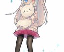 かわいいミニキャラ、デフォルメキャラ描きます 厚塗りっぽい感じのミニキャラ描きます イメージ3