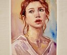 似顔絵かけます あなた用の鉛筆、白黒、水彩絵をかけます。 イメージ4