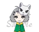 1500円〜/お面×人物SNSアイコン制作します お面×人物の個性的なSNSアイコン制作 イメージ7