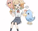 かわいい人物、動物のイラストお描きします SNS、プレゼント、ステッカーなど用途に合わせて作成◎ イメージ4