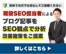 ブログ記事をSEO観点で調査し改善方法を提案します 海外サービスSEO担当者が上位表示のためにすべきことをご提案 イメージ1