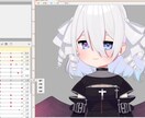 live2d全身モデリングします Vtuberstudio、フェイスリグ対応モデル制作します イメージ1