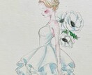 水彩絵の具でふんわり可愛いイラスト描きます 透明水彩ならではの柔らかい雰囲気を演出します！ イメージ9