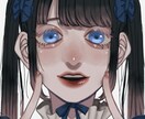 アイコン・歌ってみた等のサムネイル描きます 厚塗りでアンニュイな一枚に！！ イメージ1