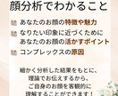 顔分析・あなたの魅力お伝えします 顔分析で特徴や魅力を再発見！自分らしく輝くあなたへ導きます！ イメージ2