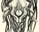 モンスターのイラストを描きます 色々なタッチで、リアル系、コミカル系、おぞまし系、触手系！ イメージ4