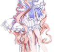 個性強めな立ち絵描けます フリルやレース、細かい個性的な装飾描けます！ イメージ10