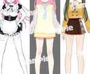 女の子中心！用途に合わせたイラスト制作いたします Vtuberや歌い手などの活動者様におすすめです！ イメージ7