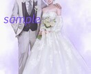 リアルだけどリアルすぎない！美麗な似顔絵を描きます 写真・AI加工では実現できない繊細なご要望にお応えします♪ イメージ2