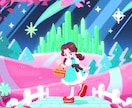 修正費込み！ポップで絵本みたいなイラスト描きます 動画サムネイル・挿絵・背景など幅広いジャンルを制作します イメージ8