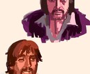 アイコンや似顔絵をポップに描きます 鮮やかな色彩と柔らかいフォルムのポップアート系イラスト イメージ3