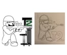 アイコン等の下書き、ラフ画、Aiにて実用化します 経費を抑えたいけどいいものを作りたい方ぜひぜひ イメージ2
